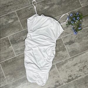 Elegant White Mini Dress